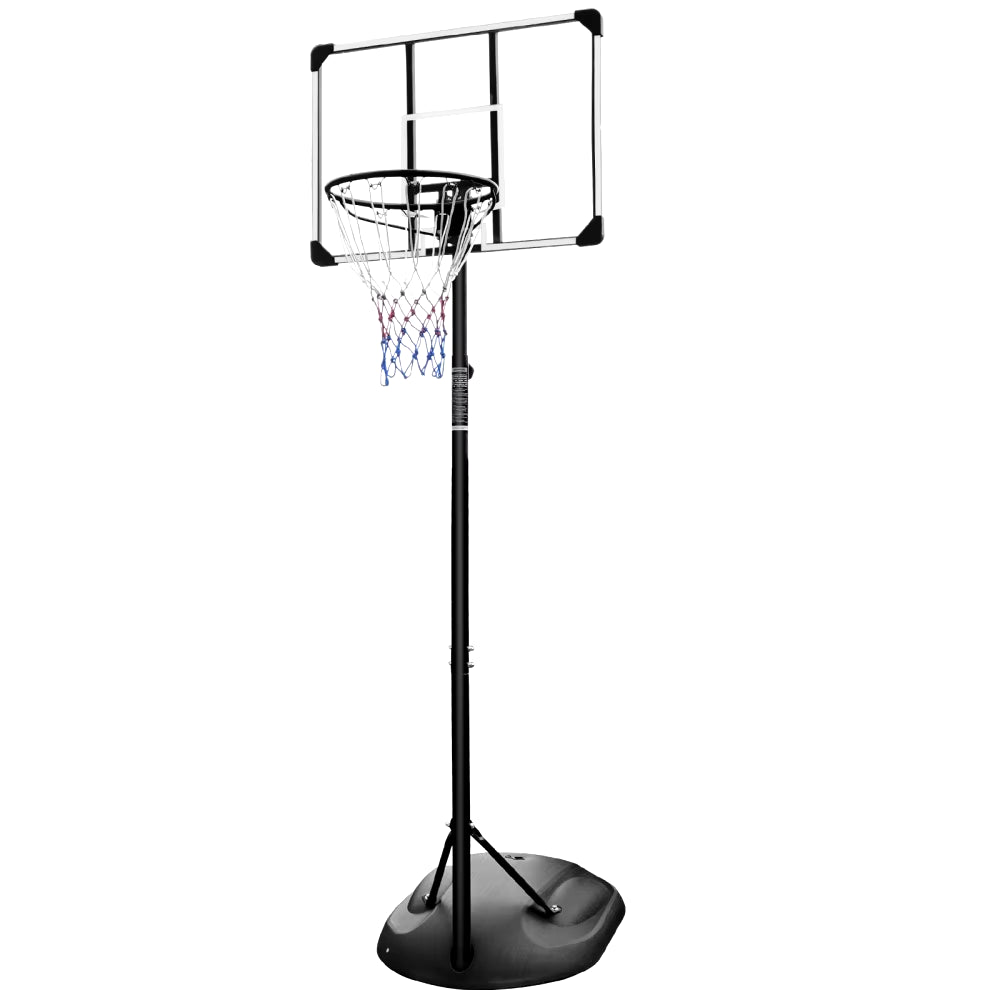 Adjustable Basketball Stand – Portable Hoop System with 32-Inch Backboard for Indoor & Outdoor Use