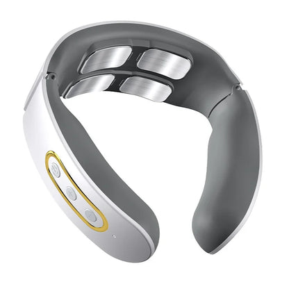6-Mode Electric Neck Massager – EMS Pulse & Infrared Heat for Cervical Pain Relief