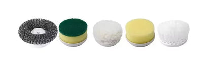 Electric Spin Scrubber – Power Cleaning Brush with 5 Replaceable Heads for Bathroom & Floor