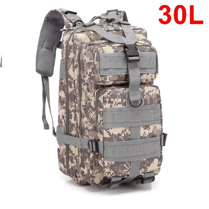 Military Tactical Backpack – 3P MOLLE EDC Pack for Outdoor Travel & Survival