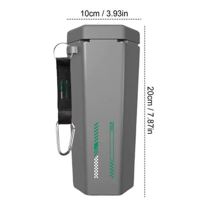 Portable Golf Ball Washer – 2-in-1 Cleaner with Golf Towel for Club & Ball