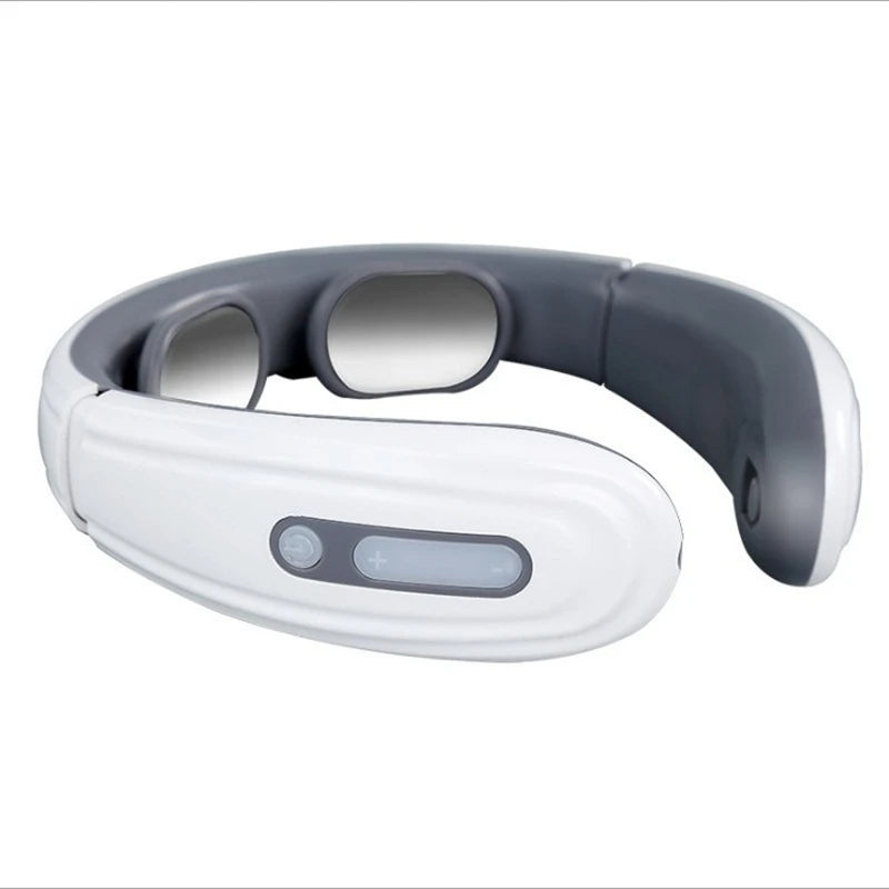 6-Mode Electric Neck Massager – EMS Pulse & Infrared Heat for Cervical Pain Relief