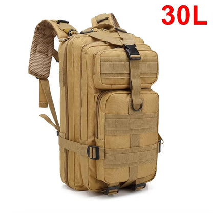 Military Tactical Backpack – 3P MOLLE EDC Pack for Outdoor Travel & Survival