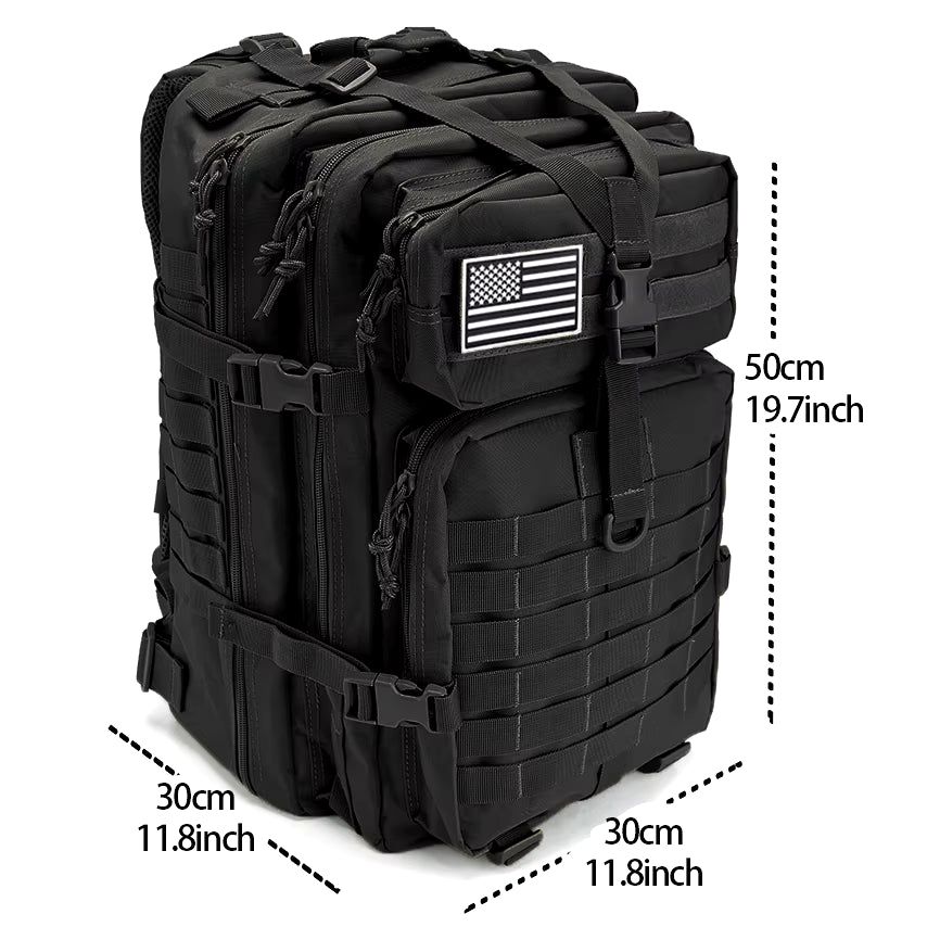 Military Tactical Backpack – 3P MOLLE EDC Pack for Outdoor Travel & Survival