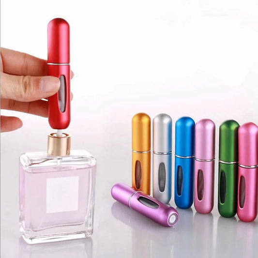 5ml Portable Refillable Perfume Bottle – Mini Spray Atomizer Pump for Travel & Cosmetic Use