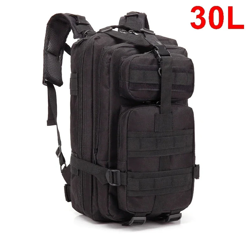 Military Tactical Backpack – 3P MOLLE EDC Pack for Outdoor Travel & Survival