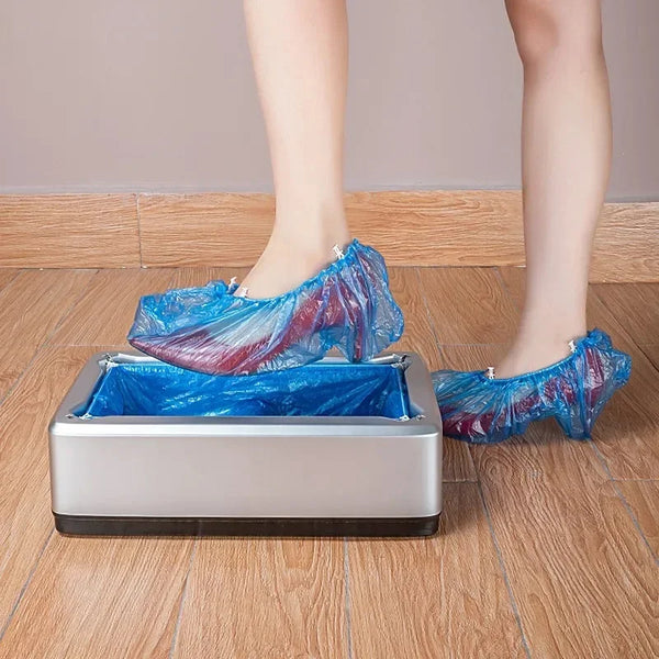 Hands-Free Shoe Cover Dispenser
